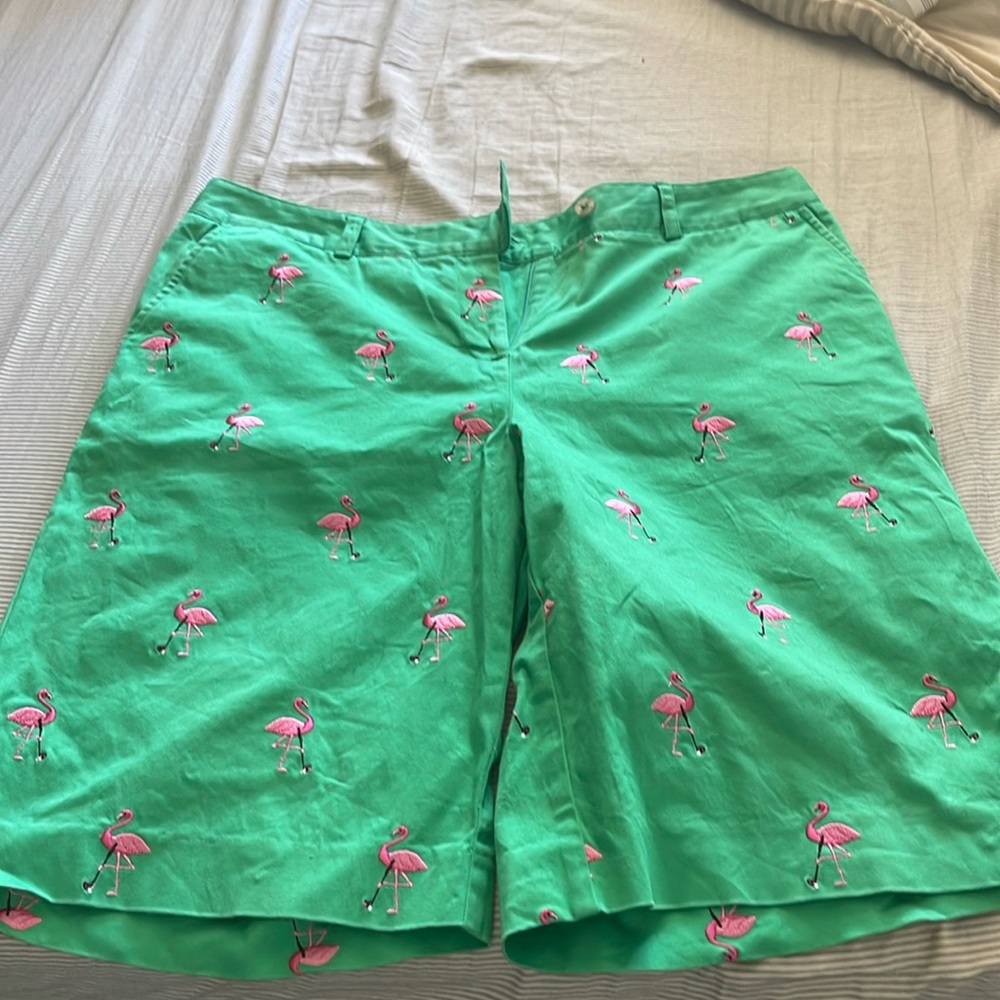 Lilly Pulitzer Flamingo Golf Shorts